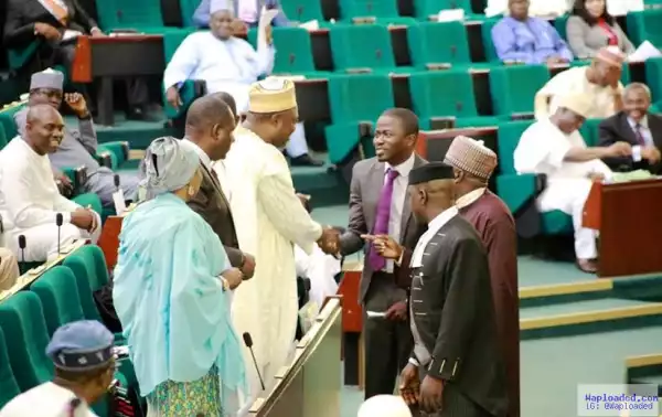 Photos of UNILAG record breaking graduate, Ayodele Dada, at House of Rep chambers
